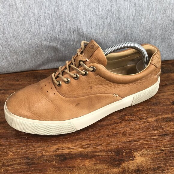 Sperry Gold Cup Men Size 8 Brown Tan Leather Sneakers Shoes Lace Up‎ - Picture 8 of 10